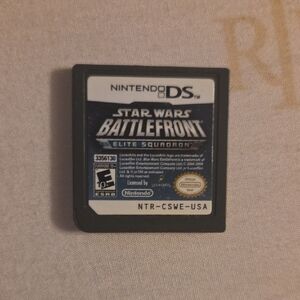 Nintendo DS Star Wars Battlefront Elite Squadron Cartridge - Black